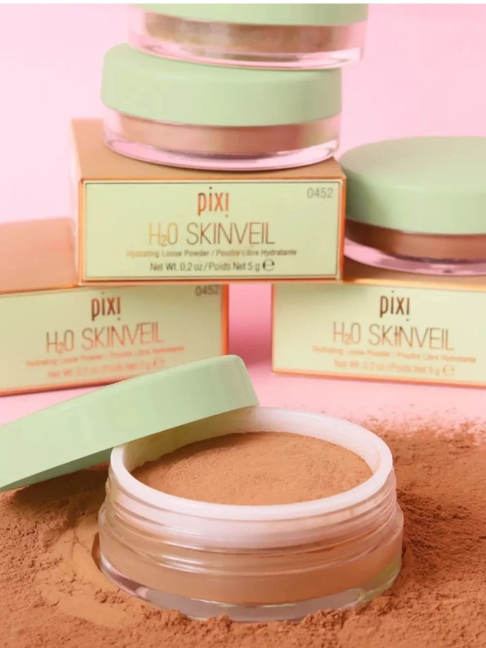 Pixi H2O Skinveil Powder Hydrating Loose Powder in Sunkissed 5g BRAND NEW
